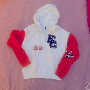 zip up cropped